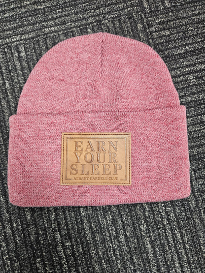 Earn Your Sleep Patch Beanie 6 colors