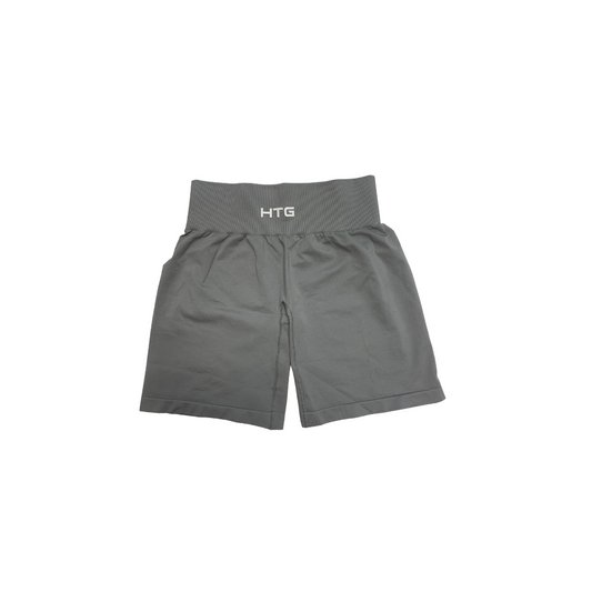 HTG Solid Seamless Shorts Grey 3 Colors