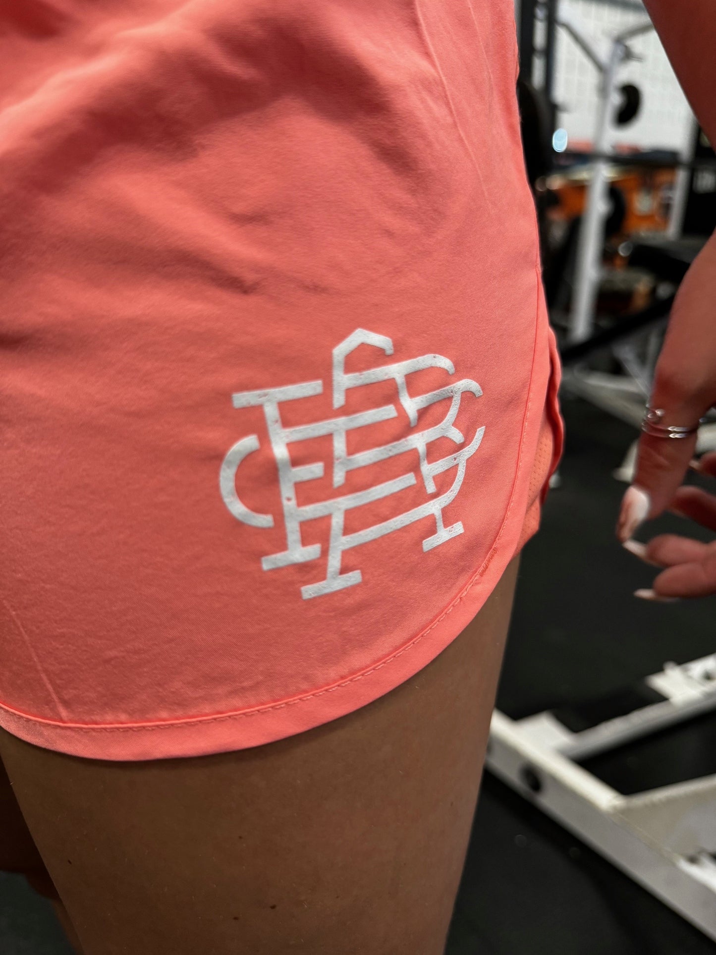 Women's Training Shorts - Coral