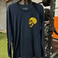 Skull and Scroll Long Sleeve T-Shirt NAVY 2 Colors