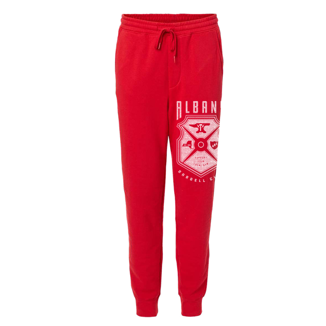 Fleece Joggers Shield Red 2 colors